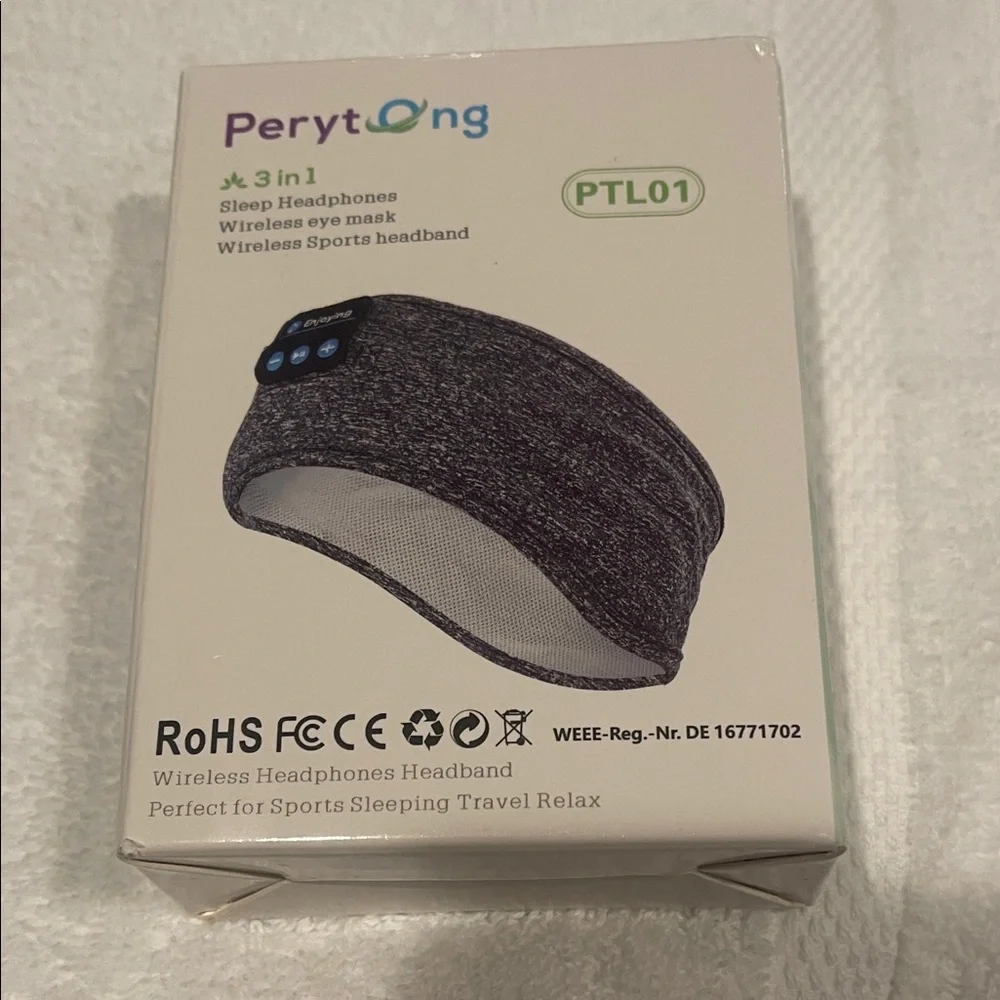 Gray Bluetooth Headband
